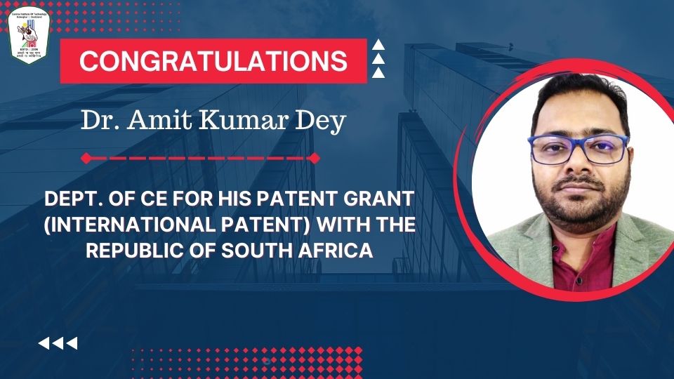 Granted as a patent (International Patent) with the Republic of South Africa